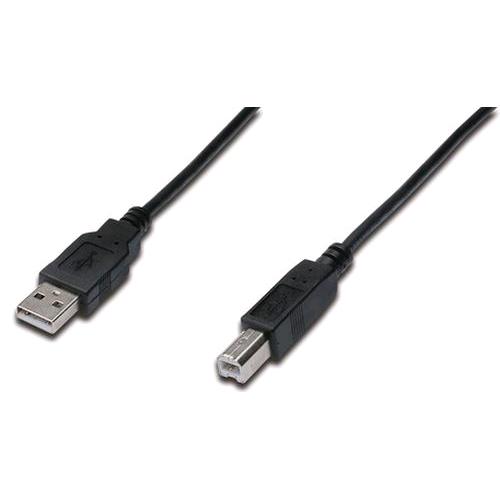 DIGITUS CAVO PROLUNGA USB 2.0 A/B, MASCHIO/MASCHIO 3 MT NERO