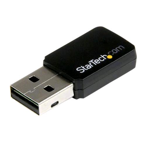 STARTECH USB433WACDB ADATTATORE DI RETE WI-FI 433 Mbps INTERFACCIA USB COLORE NERO