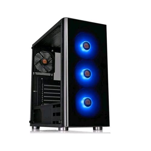 THERMALTAKE V200 TG RGB CASE MIDI TOWER CON SPORTELLO IN VETRO TEMPERATO COLORE NERO