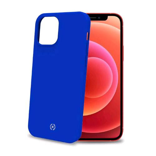 CELLY FEELING APPLE iPHONE 12 MINI COVER IN SILICONE SOFT TOUCH  BLUE 