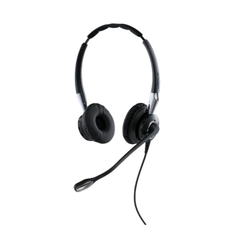 JABRA BIZ 2400 II DUO CUFFIE CON MICROFONO UC BRACCETTO FLEX MICRO 82 E-STD NERO