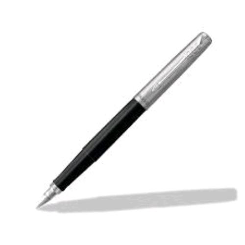 PARKER JOTTER ORIGINALS PENNA STILOGRAFICA PUNTA MEDIA INCHIOSTRO NERO E BLU FUSTO NERO