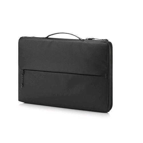 HP SPORT SLEEVE BORSA PER NOTEBOOK FINO A 15.6", VANO PC IMBOTTITO, DETTAGLI CATARIFRANGENTI, TASCHE ORGANIZER, TESSUTO IMPERMEABILE E ROBUSTO NERO