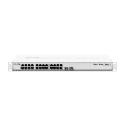 MIKROTIK CSS326-24G-2S+RM SWITCH CLOUD SMART 24 PORTE GIGABIT 2XSFP+ MONTABILE A RACK