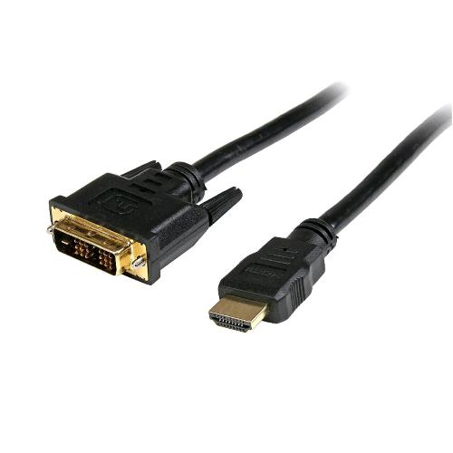 STARTECH CAVO HDMI A DVI-D DI 1 MT  MASCHIO/MASCHIO NERO