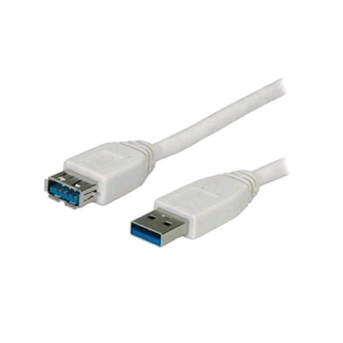 NILOX CAVO USB 3.0 TYPE A MASCHIO/FEMMINA 0.8 MT BIANCO