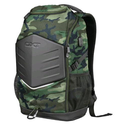TRUST GXT1255 OUTLAW ZAINO PER NOTEBOOK DA 14" A 15.6" IN POLIESTERE 52X34X16 CM 4 SCOMPARTI CAMOUFLAGE 