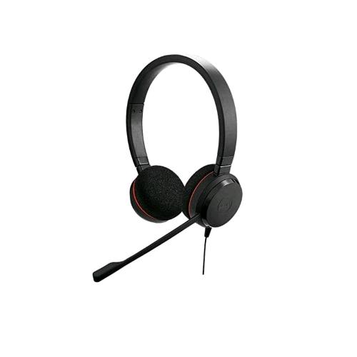 JABRA EVOLVE 20 CUFFIE CON MICROFONO UC USB-C NERO