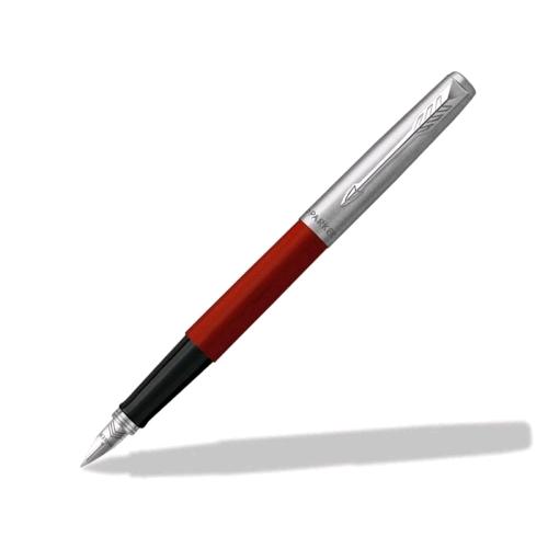 PARKER JOTTER ORIGINALS PENNA STILOGRAFICA PUNTA MEDIA INCHIOSTRO BLU E NERO FUSTO ROSSO 