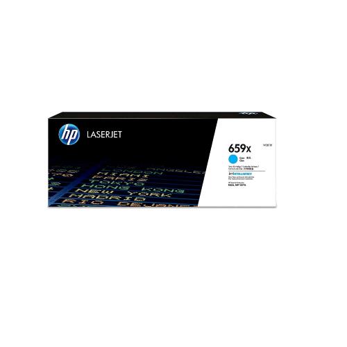 HP 659X TONER CIANO PER COLOR LASERJET ENTERPRISE M856, MFP M776; LASERJET ENTERPRISE FLOW MFP M776 29.000 PAGINE 