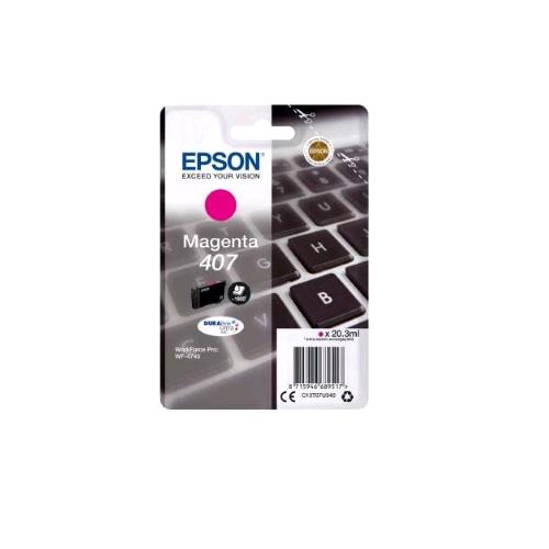 EPSON 407 L DURABRITE ULTRA CARTUCCIA INK-JET 1900 PAGINE MAGENTA 