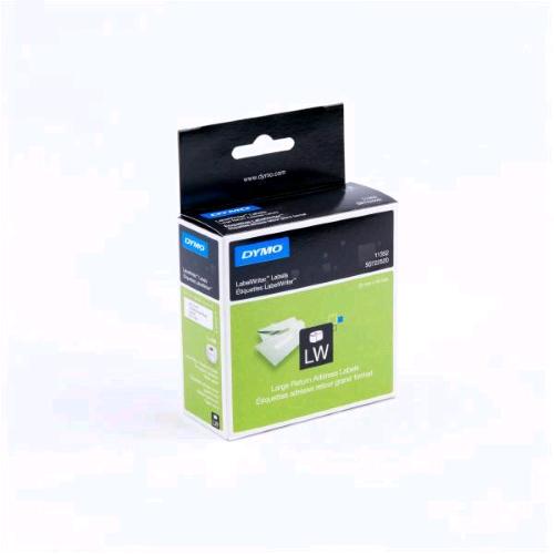 DYMO LABEL WRITER CONF 500 ETICHETTE ADESIVE 25X54 mm BIANCO LUCIDO 