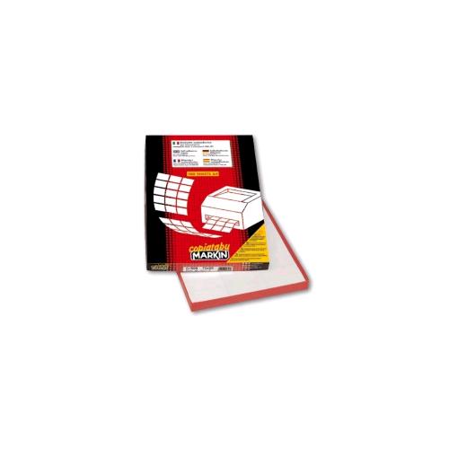 MARKIN CONF 6000 ETICHETTE ADESIVE 42X25 mm BIANCO 