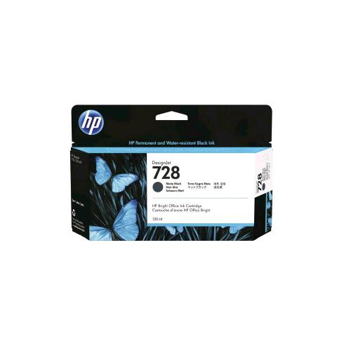 HP 728 CARTUCCIA INK-JET 130 ML NERO OPACO 