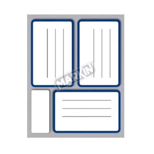 MARKIN CONF 30 ETICHETTE ADESIVE 53X83 mm BIANCO OPACO 