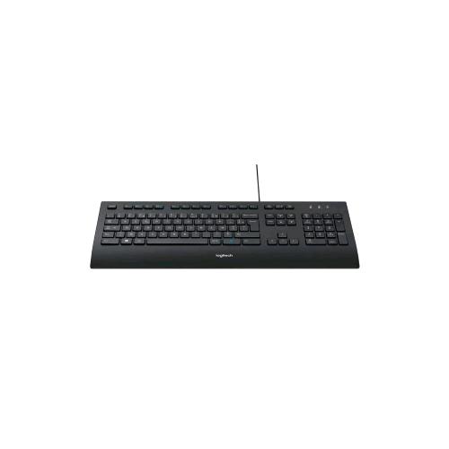 LOGITECH CORDED K280E TASTIERA USB FR CON POGGIAPOLSI ANTI SCHIZZI NERO