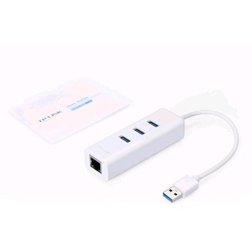 TP-LINK UE330 ADATTATORE DI RETE 2 IN 1: HUB USB 3.0 CON 3 PORTE E 1 GIGABIT ETHERNET
