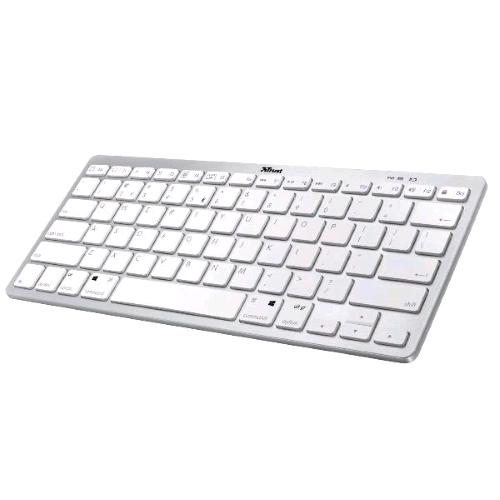 TRUST NADO TASTIERA BLUETOOTH ARGENTO