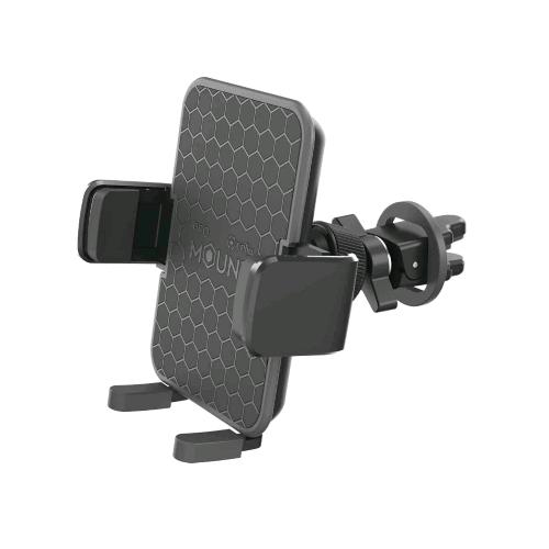 CELLY MOUNTVENT PLUS SUPPORTO AUTO UNIVERSALE PER SMARTPHONE DOTATO DI CLIP PER FISSAGGIO ALLA BOCCHETTA DI AREAZIONE  NERO