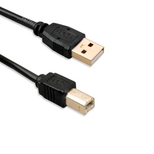 VULTECH US21302 CAVO DA USB-A AD USB-B MASCHIO/MASCHIO PER STAMPANTI 1,8 MT NERO