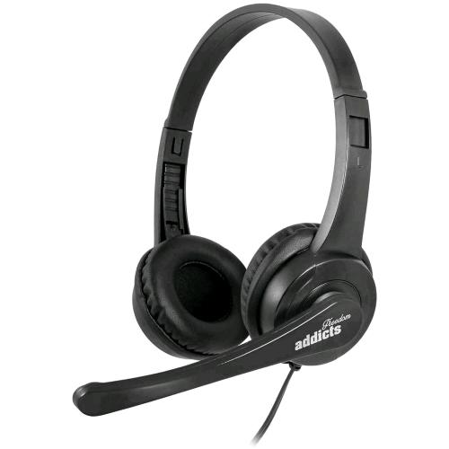 NGS VOX505USB CUFFIA STEREO CON MICROFONO USB OVER EAR CONTROLLO DEL VOLUME