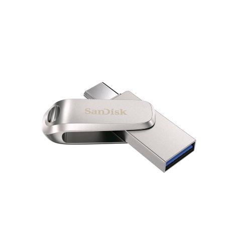 SANDISK ULTRA DUAL DRIVE LUXE CHIAVETTA USB 512GB 150MB/S USB 3.1 1 X USB TIPO A 1 X USB TIPO C SILVER