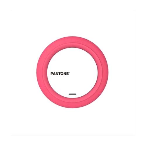 PANTONE QI WIRELESS CHARGER CARICABATTERIE SENZA FILI CONETTORE INPUT MICRO USB OUT WIRELESS 7,50W PINK