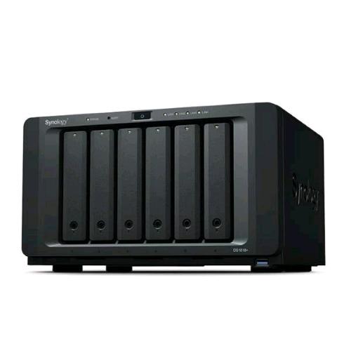 SYNOLOGY DISKSTATION DS1621+ SERVER NAS 6 BAY 2.5"/3.5" AMD RYZEN V1500B RAM 4GB ETHERNET 10/100/1000 Mbit/s
