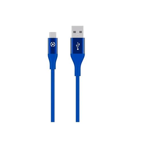 CELLY CAVO ADATTATORE DA USB-A A MICRO USB 12 W 2.4A 3 MT BLU