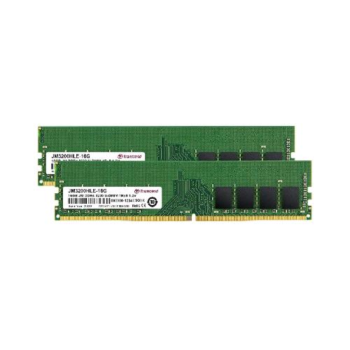 TRANSCEND JETRAM KIT MEMORIA RAM 2x16GB TOT 32GB 3.200MHz TIPOLOGIA DIMM TECNOLOGIA DDR4