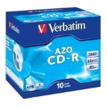 VERBATIM CD-R DATALIFE PLUS 700MB 80MIN 52X 10PZ