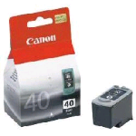 CANON PG-40 CARTUCCIA INCHIOSTRO NERO PER PIXMA iP1600-iP2200-MP150-MP170-MP450-iP1300-iP1700-iP1800-iP2500-iP2600-MP160-MP180-MP460-MP210-MP220-MX300-MX310-MP190/Fax JX200-JX500