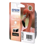EPSON TWIN PACK T0870 2 CARTUCCE INKJET GLOSS OPTIMIZER 
