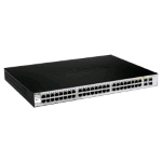 D-LINK DGS-1210-48 SWITCH 48 LAN RJ-45 10/100/1000 + 4 MINIGBI NERO