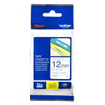 BROTHER TZE233 NASTRO PER ETICHETTATRICE 12MM COLORE BIANCO STAMPA BLU