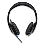 LOGITECH H540 CUFFIE CON MICROFONO CAVO USB 1.8MT COLORE BLACK GARANZIA ITALIA