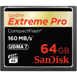 SANDISK 64GB EXTREME PRO CF COMPACT FLASH