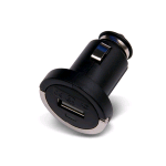 HAMLET XPW1224U CARICABATTERIE DA AUTO 1 PORTA USB 5V 2.100mA COLORE BLACK