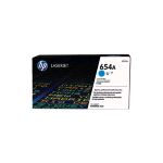 HP 654A TONER CIANO PER COLOR LASERJET ENTERPRISE M651N/COLOR LASERJET M651DN/M651XH GARANZIA ITALIA (CF331A)