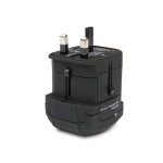 HAMLET XPW2UTRAVEL ADATTATORE UNIVERSALE 110/230VAC 2 USCITE USB BLACK GARANZIA ITALIA