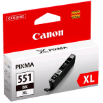 CANON CLI-551XL BK CARTUCCIA NERO PER PIXMA IP7250-MG5450-MG6350 (6443B001)