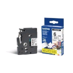 BROTHER TZE211 NASTRO TIPO TZ BIANCO STAMPA NERO 6MM