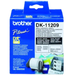 BROTHER DK-11209 ROTOLO ETICHETTE ADESIVE BIANCO OPACO 292X62 MM 800 ETICHETTE/ROTOLO PER QL500/QL500A/QL550/QL560VP/QL570/QL580N/QL650TD/QL1050/QL1060N