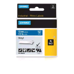 DYMO D1 RHINOPRO NASTRO IN VINILE PER STAMPANTI A TRASFERIMENTO TERMICO 12MM X 5.5MT COLORE BLU STAMPA BIANCO (1805243)