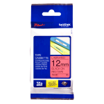 BROTHER TZE431 NASTRO LAMINATO 12MM X 8MT COLORE ROSSO STAMPA NERO