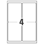 AVERY-ZWECKFORM L7169-100 CONF 400 ETICHETTE 139x99.1 MM AUTOADESIVE BIANCO OPACO