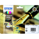 EPSON MULTIPACK 16 XL 4 CARTUCCE NERO+MULTICOLOR