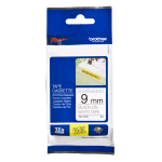 BROTHER TZES221 NASTRO TYPE TZ 9MM ADESIVO COLORE BIANCO STAMPA NERO