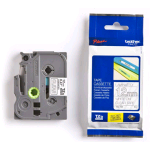 BROTHER TZE135 NASTRO 12MM TRASPARENTE STAMPA BIANCO