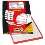 MARKIN 210C542 CONF 600 ETICHETTE AUTOADESIVE 148.5x70 MM COLORE BIANCO FINITURA OPACA